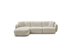 Anda - Modular Fixed Corner Sofa - Chenille Fabric - Left Corner