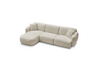 Anda - Modular Fixed Corner Sofa - Chenille Fabric - Left Corner
