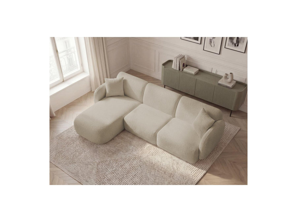 Anda - Modular Fixed Corner Sofa - Chenille Fabric - Left Corner