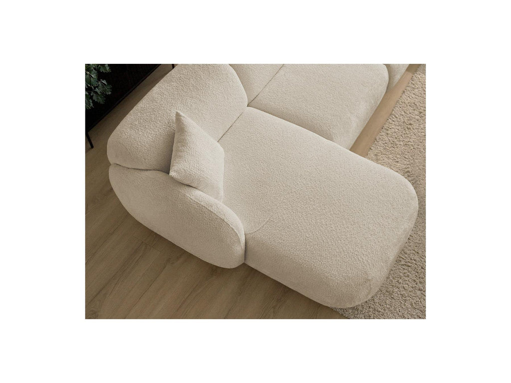 Anda - Modular Fixed Corner Sofa - Chenille Fabric - Left Corner