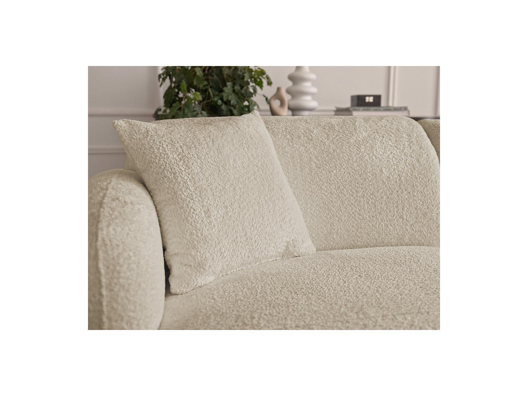 Anda - Modular Fixed Corner Sofa - Chenille Fabric - Left Corner