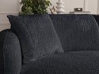 Anda - Canapé D'Angle Fixe Modulable Avec 1 Méridienne, 1 Chauffeuse Bout De Canapé Et 1 Pouf - Angle Gauche