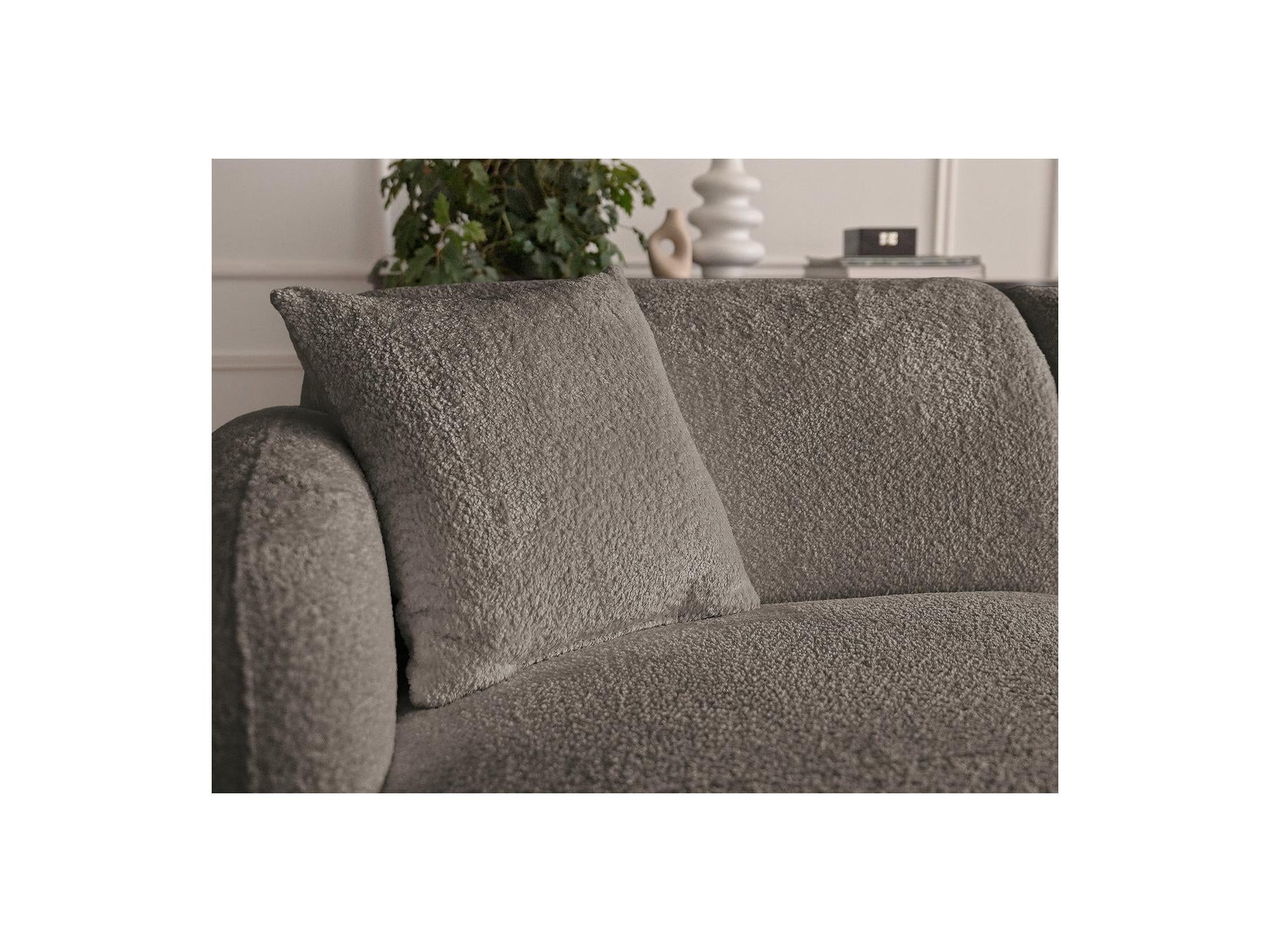 Anda - Modular Fixed Corner Sofa - Chenille Fabric - Left Corner