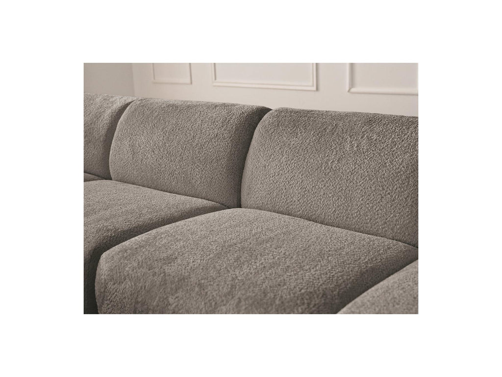 Anda - Modular Fixed Corner Sofa - Chenille Fabric - Left Corner