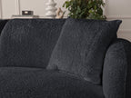Anda - Canapé D'Angle Fixe Modulable Avec 1 Méridienne, 1 Chauffeuse Bout De Canapé Et 1 Pouf - Angle Droit