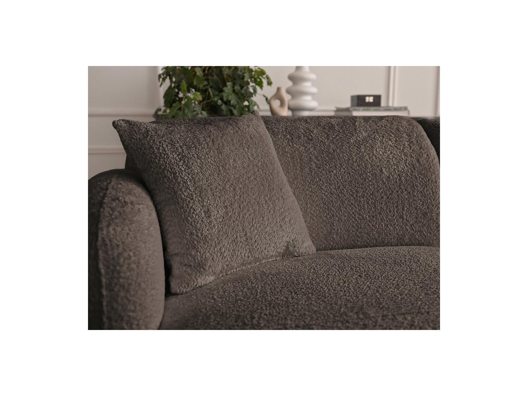 Anda - Modular Fixed Corner Sofa - Chenille Fabric - Left Corner