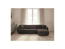 Anda - Canapé D'Angle Fixe Modulable - Tissu Chenille - Angle Droit