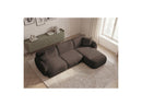 Anda - Canapé D'Angle Fixe Modulable - Tissu Chenille - Angle Droit