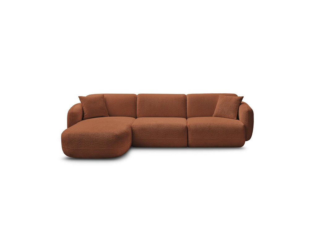 Anda - Modular Fixed Corner Sofa - Chenille Fabric - Left Corner