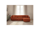 Anda - Canapé D'Angle Fixe Modulable - Tissu Chenille - Angle Droit