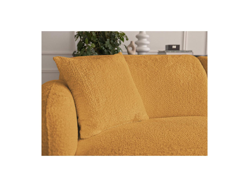 Anda - Modular Fixed Corner Sofa - Chenille Fabric - Left Corner