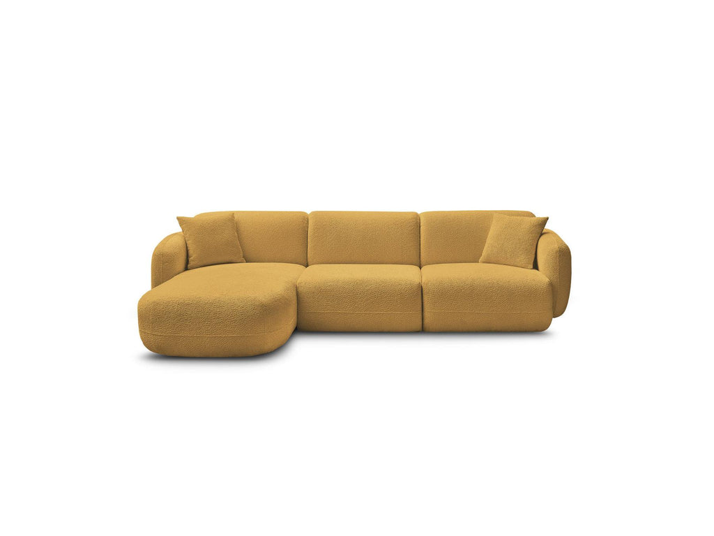 Anda - Modular Fixed Corner Sofa - Chenille Fabric - Left Corner