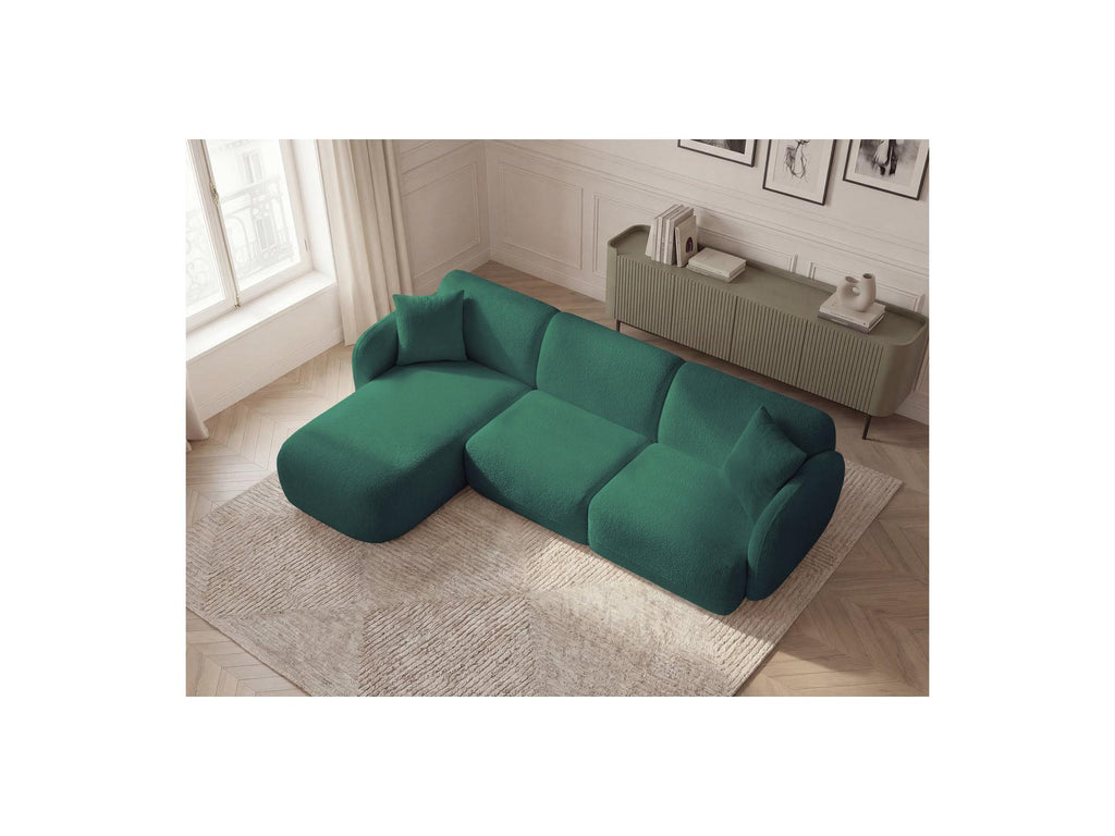 Anda - Modular Fixed Corner Sofa - Chenille Fabric - Left Corner