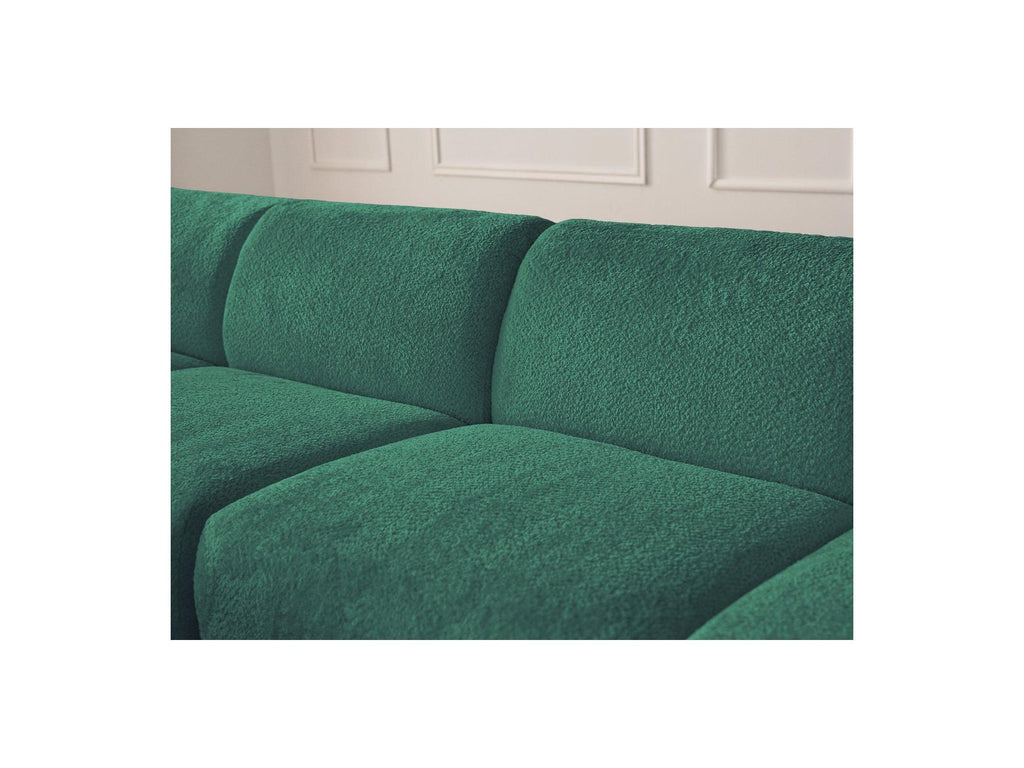 Anda - Modular Fixed Corner Sofa - Chenille Fabric - Left Corner