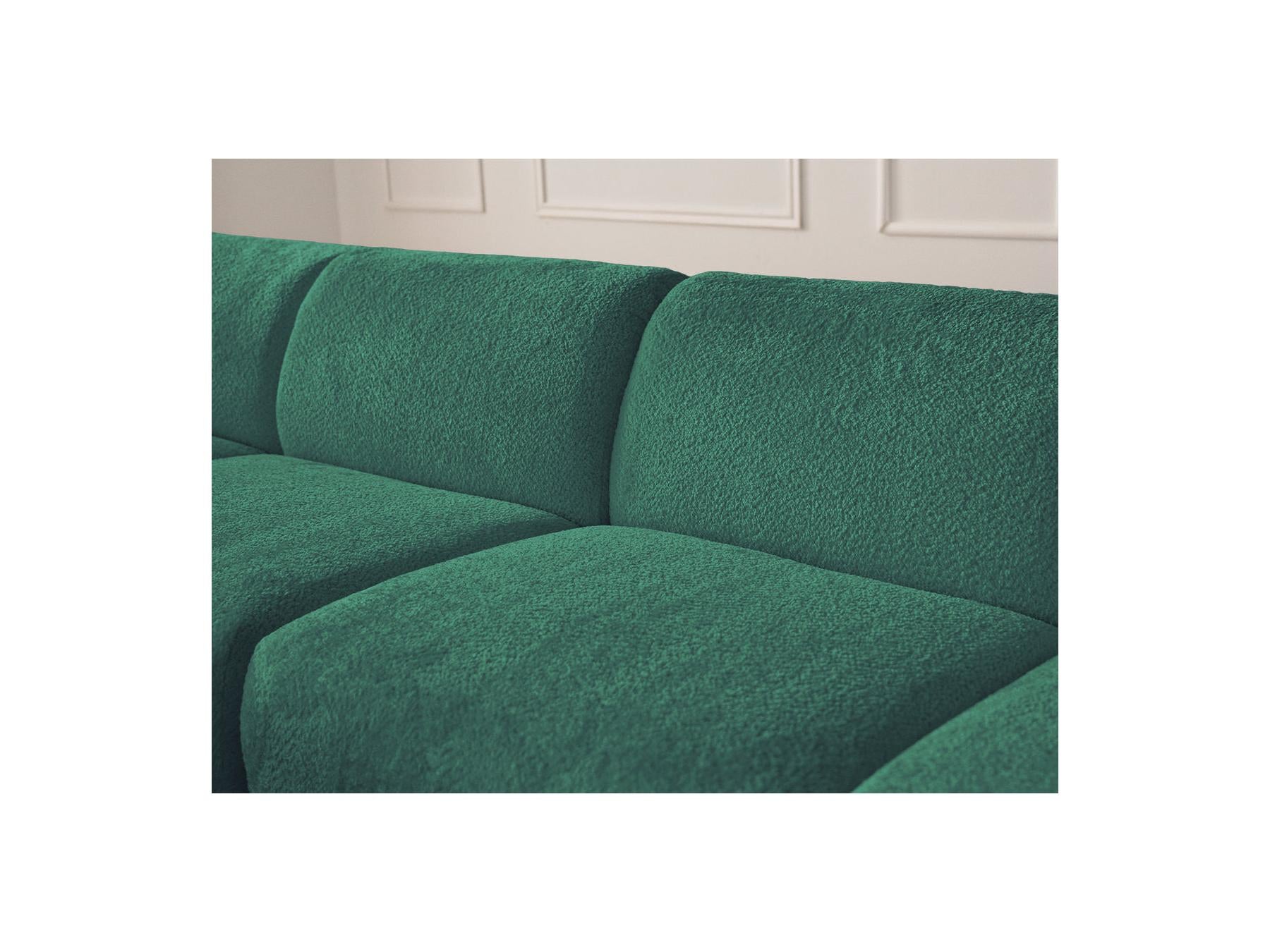 Anda - Modular Fixed Corner Sofa - Chenille Fabric - Left Corner