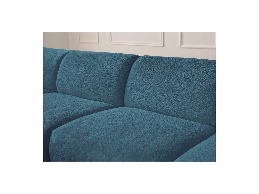 Anda - Modular Fixed Corner Sofa - Chenille Fabric - Left Corner