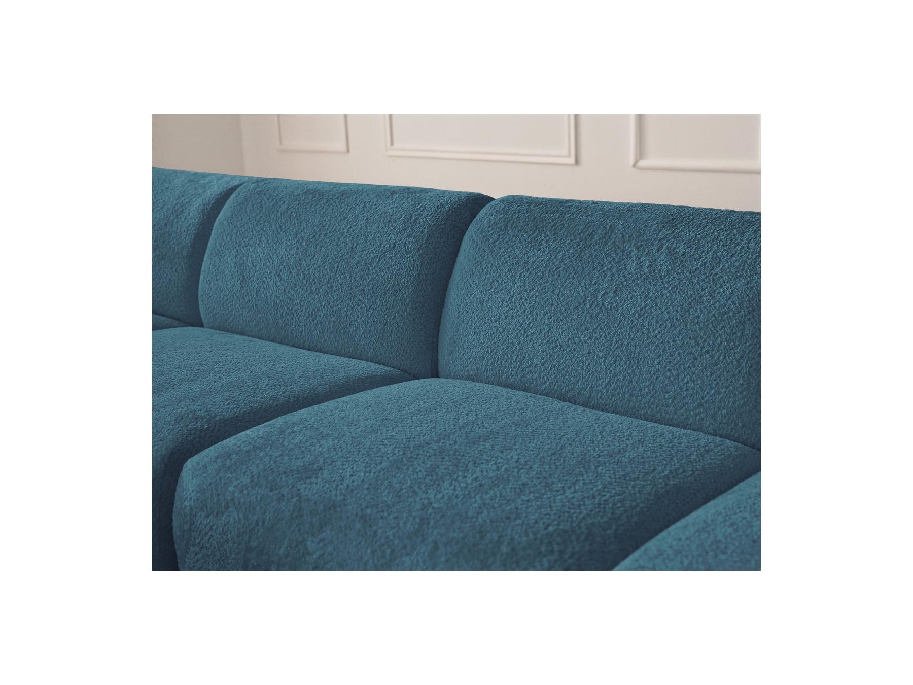 Anda - Modular Fixed Corner Sofa - Chenille Fabric - Left Corner