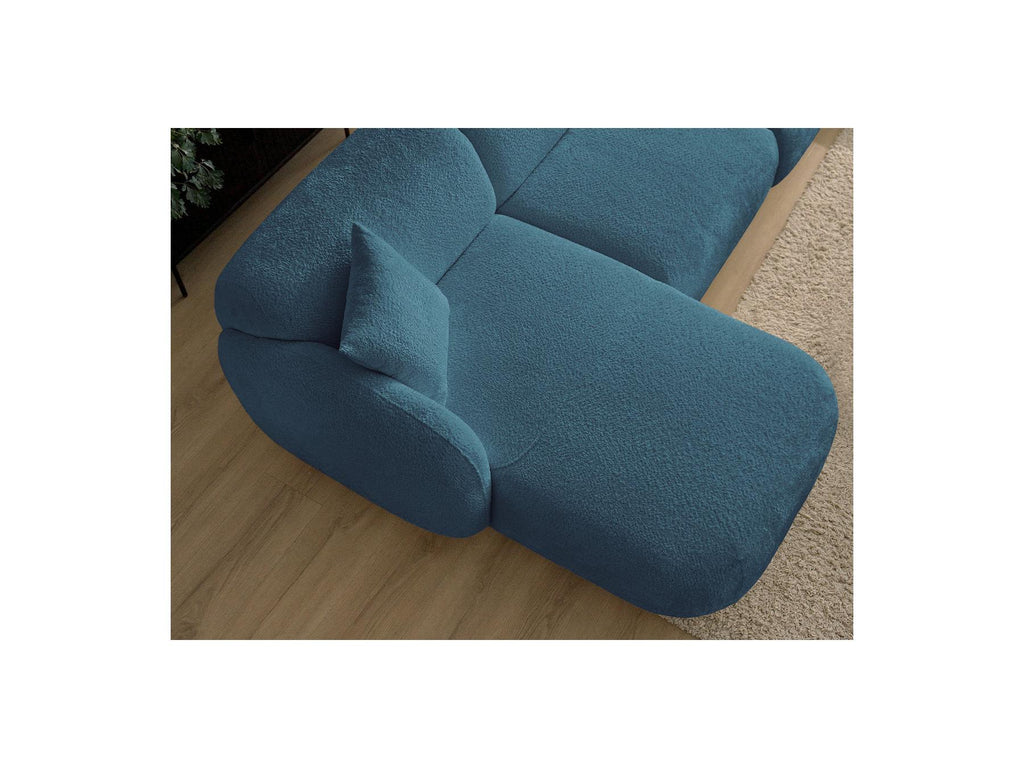 Anda - Modular Fixed Corner Sofa - Chenille Fabric - Left Corner