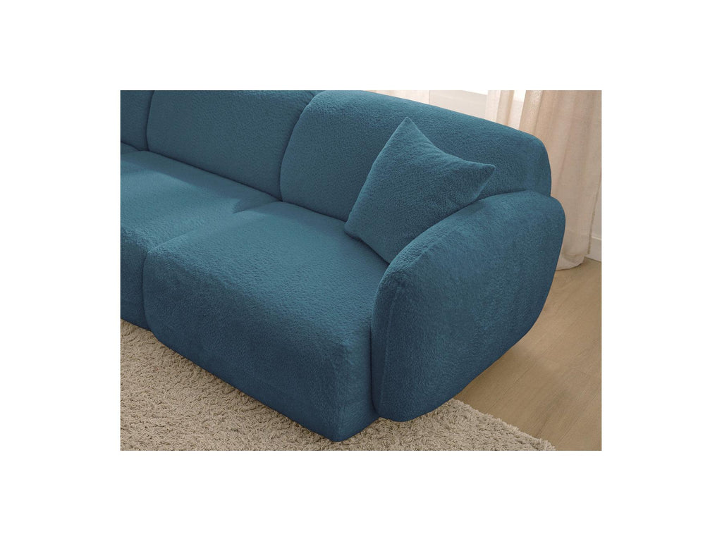 Anda - Modular Fixed Corner Sofa - Chenille Fabric - Left Corner