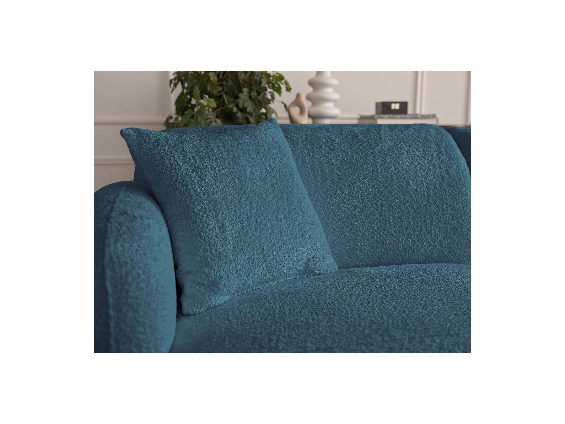 Anda - Modular Fixed Corner Sofa - Chenille Fabric - Left Corner