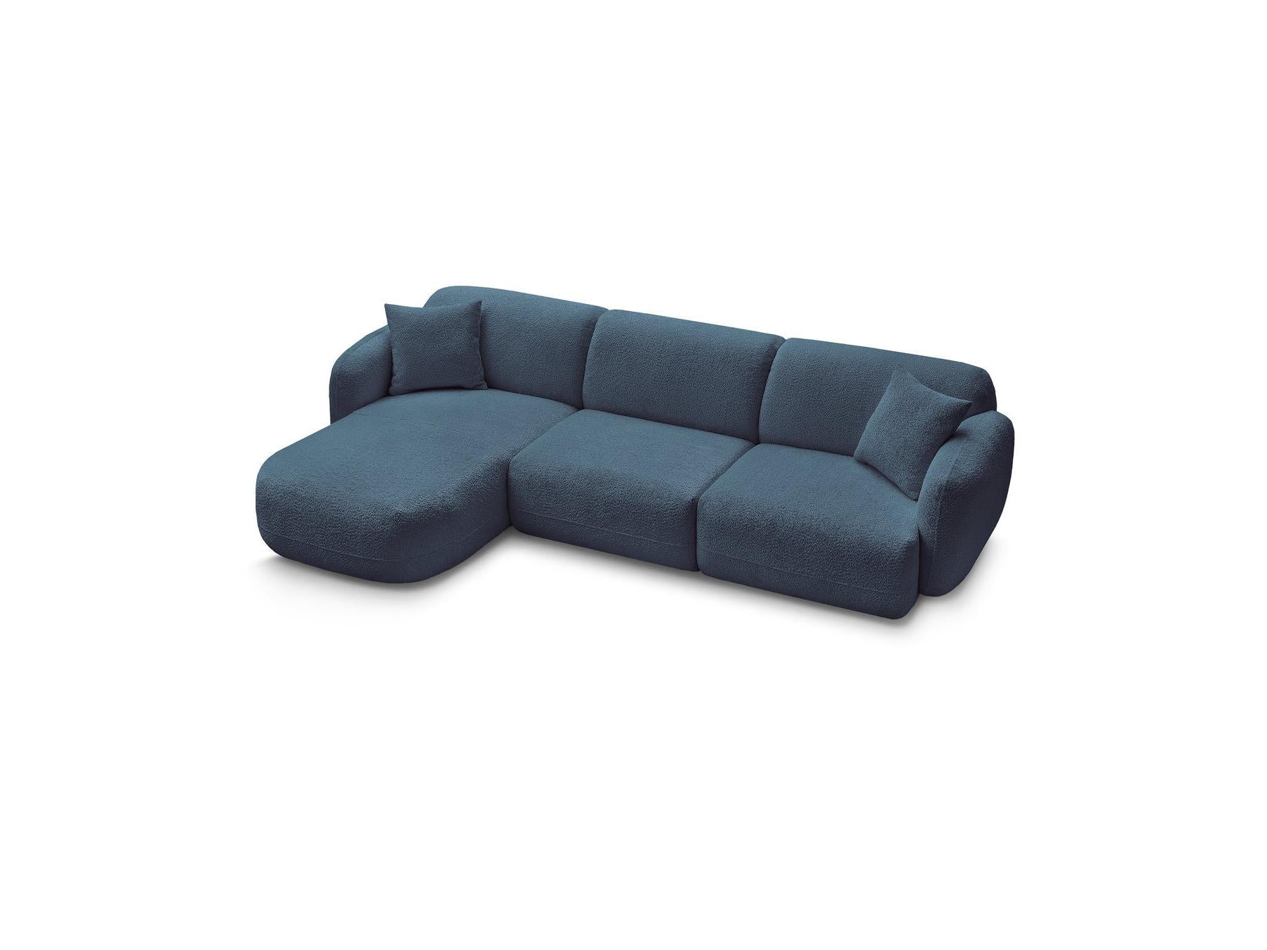 Anda - Modular Fixed Corner Sofa - Chenille Fabric - Left Corner