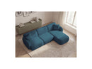 Anda - Canapé D'Angle Fixe Modulable - Tissu Chenille - Angle Droit