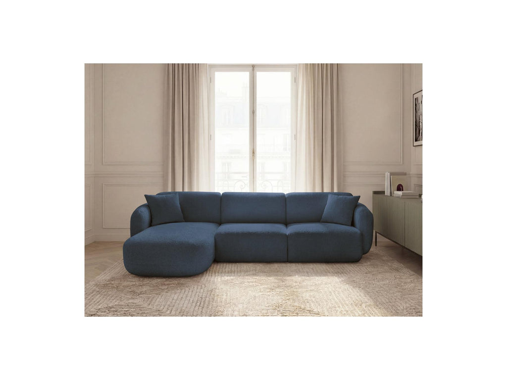 Anda - Modular Fixed Corner Sofa - Chenille Fabric - Left Corner