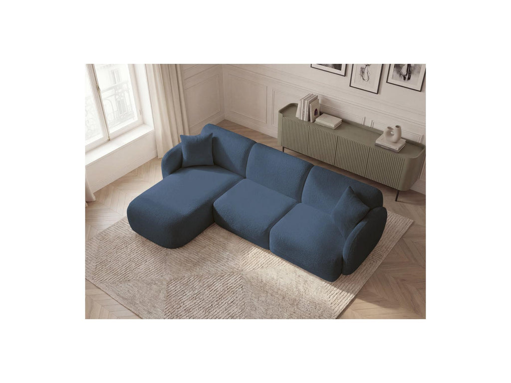 Anda - Modular Fixed Corner Sofa - Chenille Fabric - Left Corner
