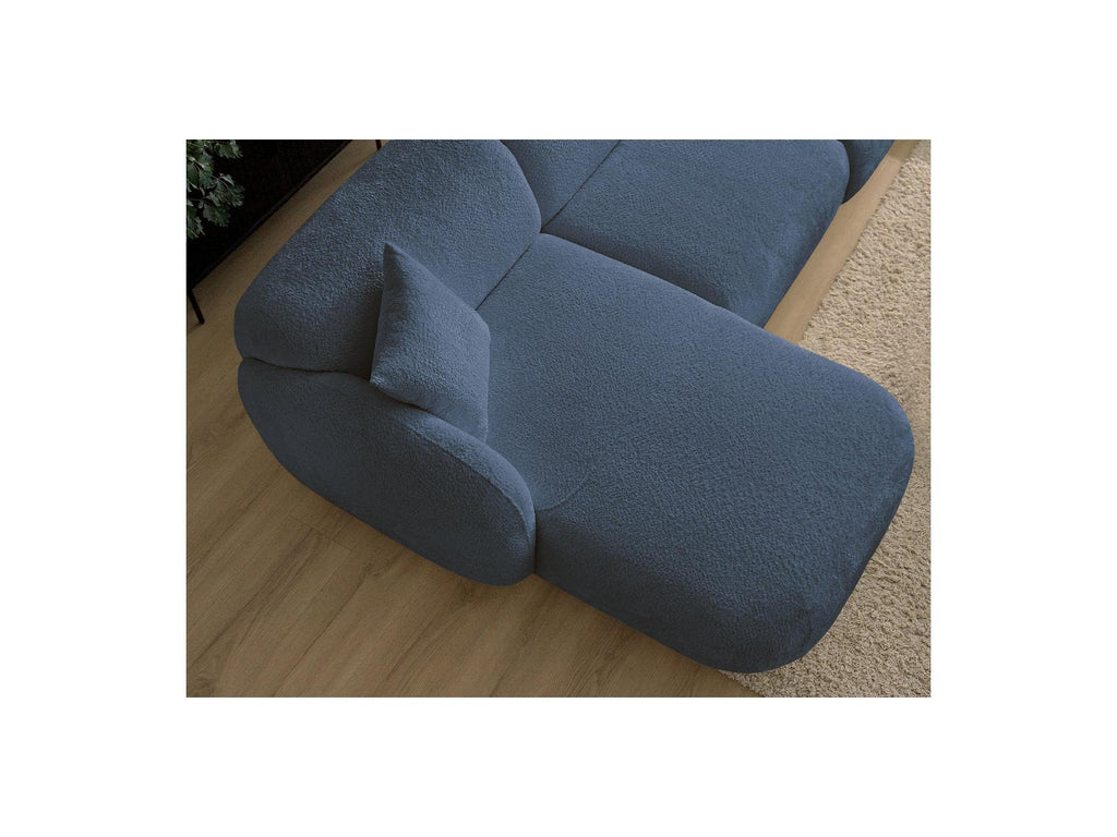 Anda - Modular Fixed Corner Sofa - Chenille Fabric - Left Corner