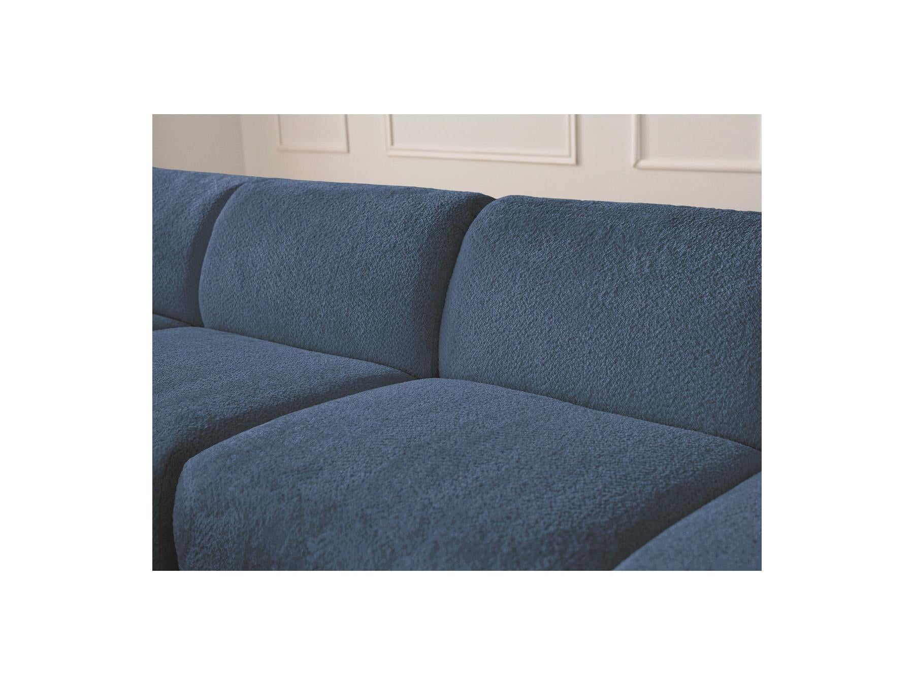 Anda - Modular Fixed Corner Sofa - Chenille Fabric - Left Corner