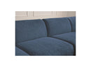 Anda - Canapé D'Angle Fixe Modulable - Tissu Chenille - Angle Droit