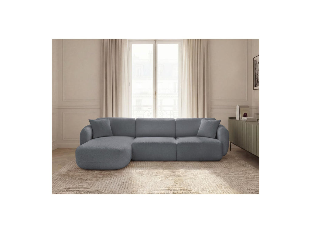 Anda - Modular Fixed Corner Sofa - Chenille Fabric - Left Corner