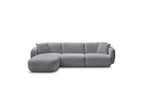 Anda - Modular Fixed Corner Sofa - Chenille Fabric - Left Corner