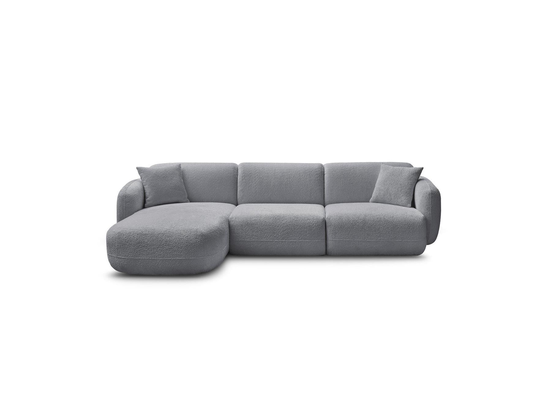 Anda - Modular Fixed Corner Sofa - Chenille Fabric - Left Corner