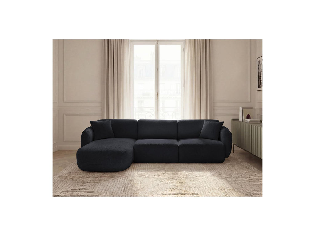 Anda - Modular Fixed Corner Sofa - Chenille Fabric - Left Corner