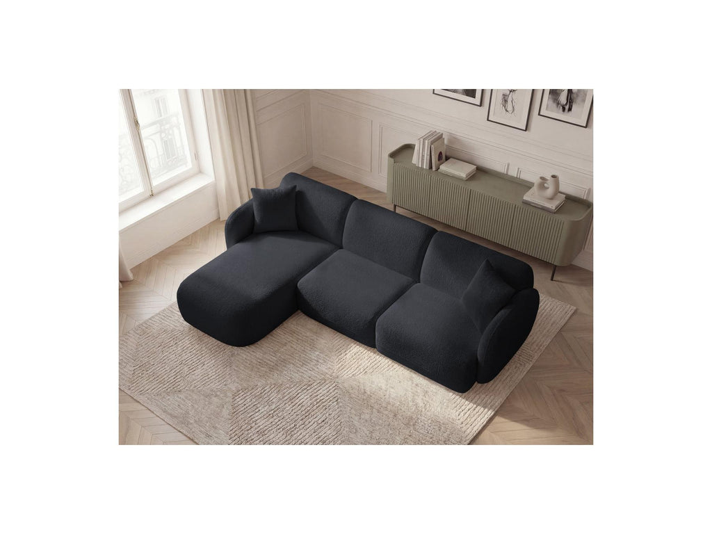 Anda - Modular Fixed Corner Sofa - Chenille Fabric - Left Corner