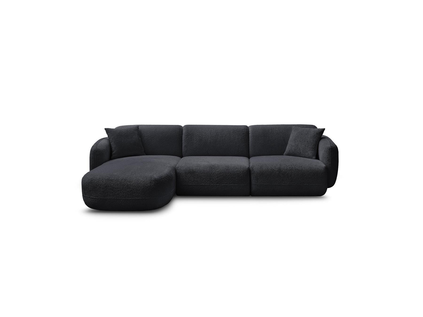 Anda - Modular Fixed Corner Sofa - Chenille Fabric - Left Corner