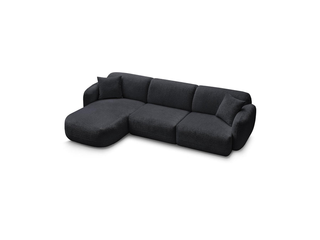 Anda - Modular Fixed Corner Sofa - Chenille Fabric - Left Corner