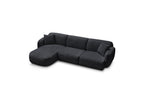 Anda - Modular Fixed Corner Sofa - Chenille Fabric - Left Corner