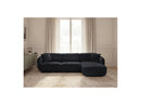 Anda - Canapé D'Angle Fixe Modulable - Tissu Chenille - Angle Droit