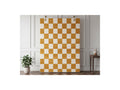 Gaelle - Low-Pile Rug - Checkerboard Pattern - Yellow