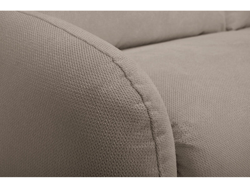 Kenan - Canapé Droit Convertible - Ouverture Express Tissu Lisse