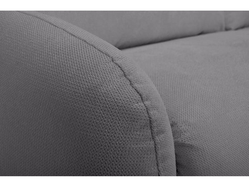 Kenan - Canapé Droit Convertible - Ouverture Express Tissu Lisse