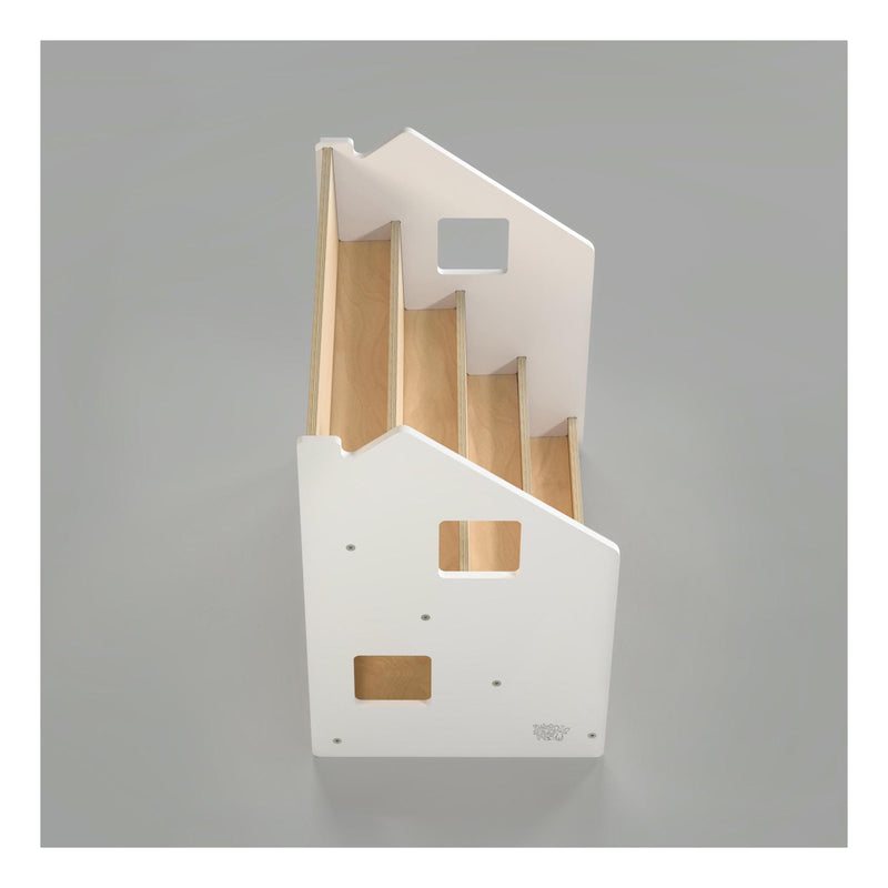 Bibliothèque Enfant – Blanc & Gris