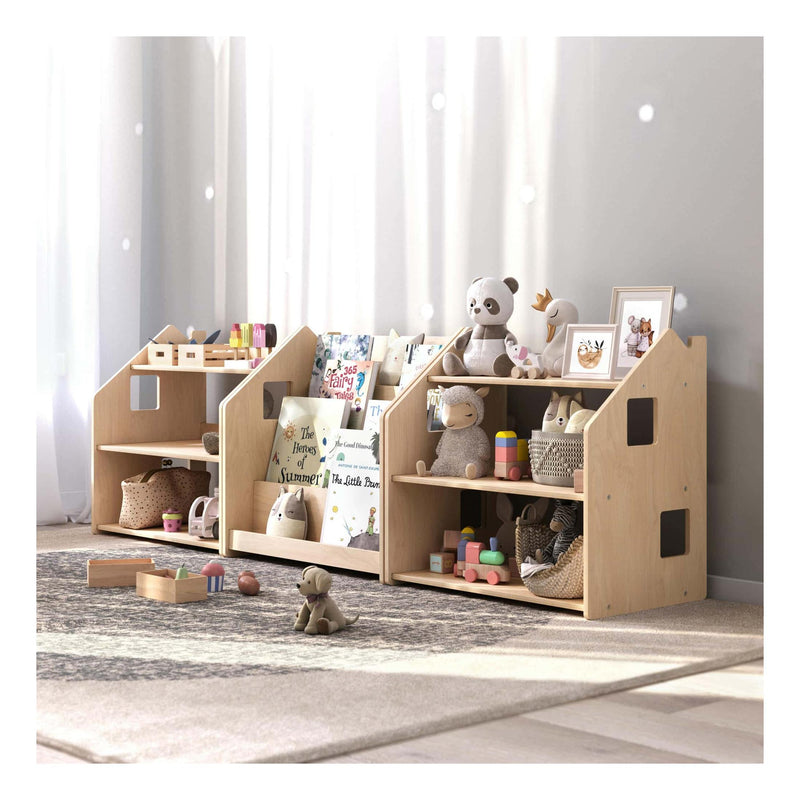 Bibliothèque & Étagère À Jouets Duo – Édition Limitée
