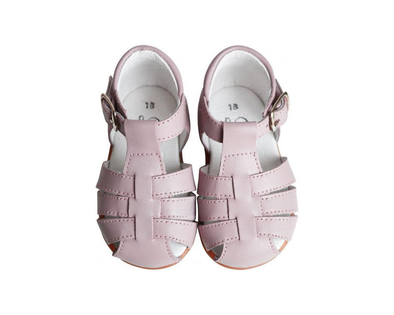 Soft Barefoot Shoes - Azylis Suitable for First Steps and Beyond - Dusty Rose/Purple - Girl