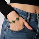 Pulsera de la felicidad verde