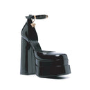 Sandales - Versace Leather Platform - Black