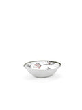 Midnight Flowers - Lot De 2 Bols Bas - M - Porcelaine Bone China - Fiore Rosa