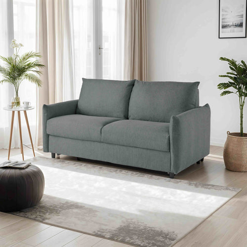 3-seater Convertible Sofa - Enzo - Gris Anthracite